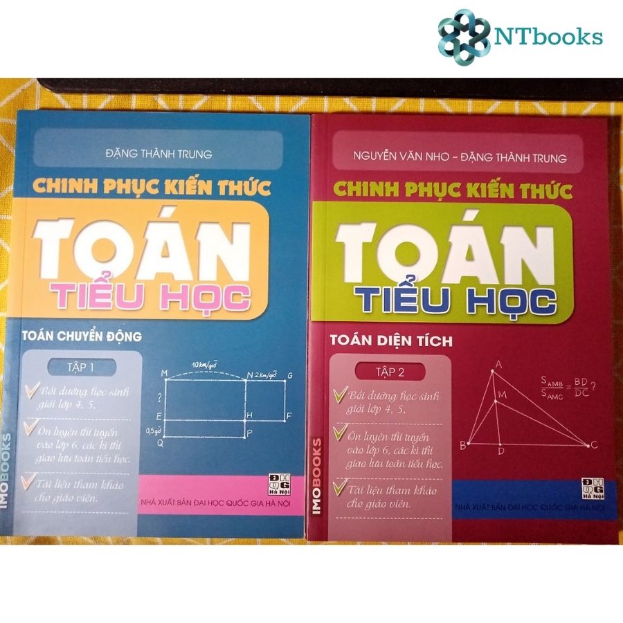 Combo Chinh phục kiến thức toán tiểu học - NTbooks
