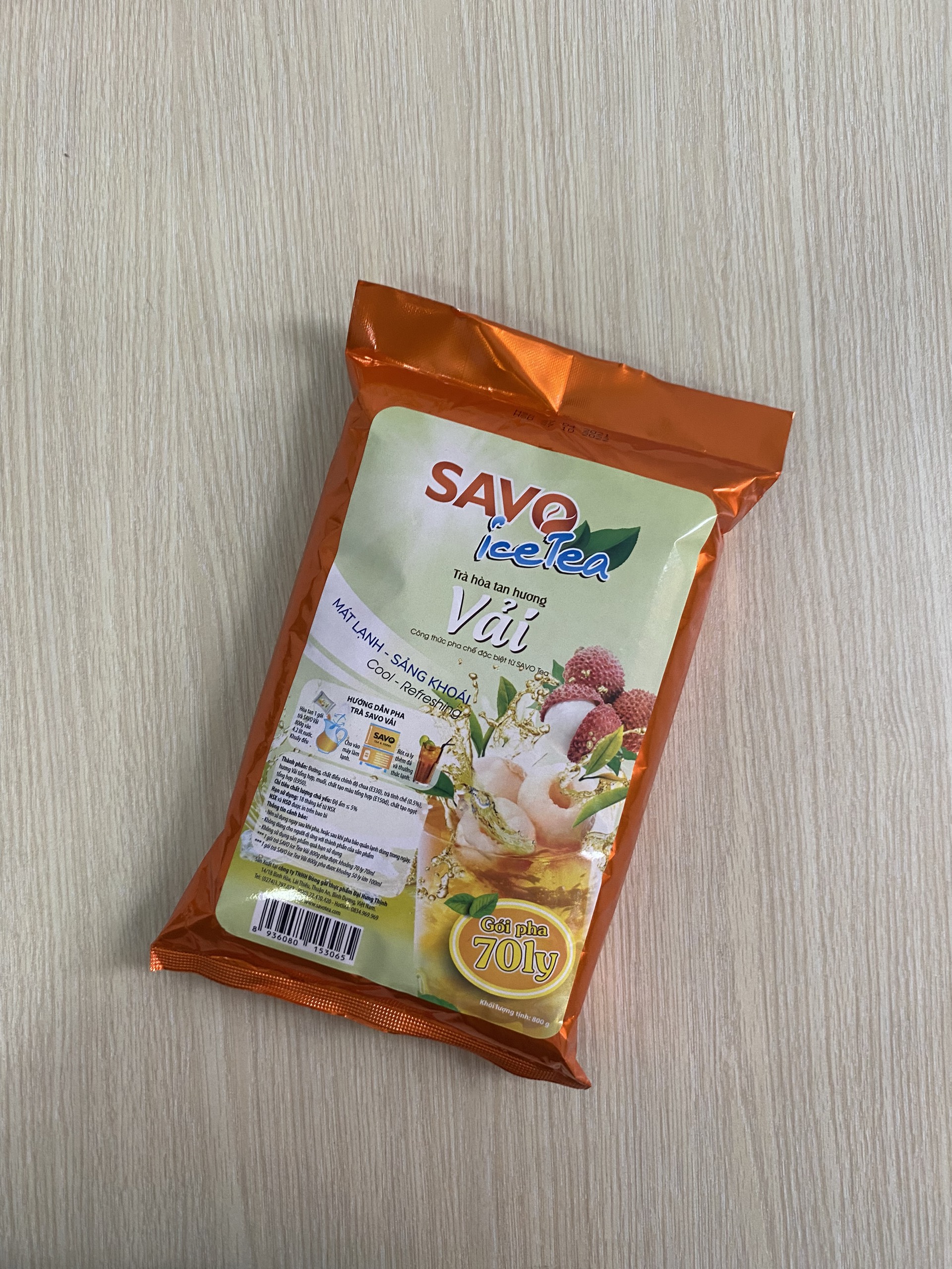 Savo trà hòa tan - vị vải