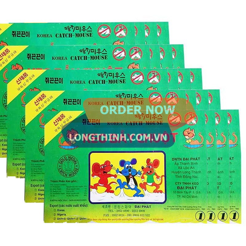 Lốc 20 miếng keo dán chuột Korea Catch Mouse