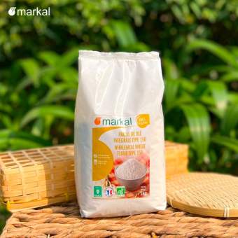 Bột Mì Nguyên Cám Hữu Cơ T150 Markal Organic Wheat Flour 1kg - Bột Mì Hữu Cơ Cho Bé - Bột Mì Hữu Cơ - Bột Mỳ Hữu Cơ - Bột Mỳ Organic - Organicley