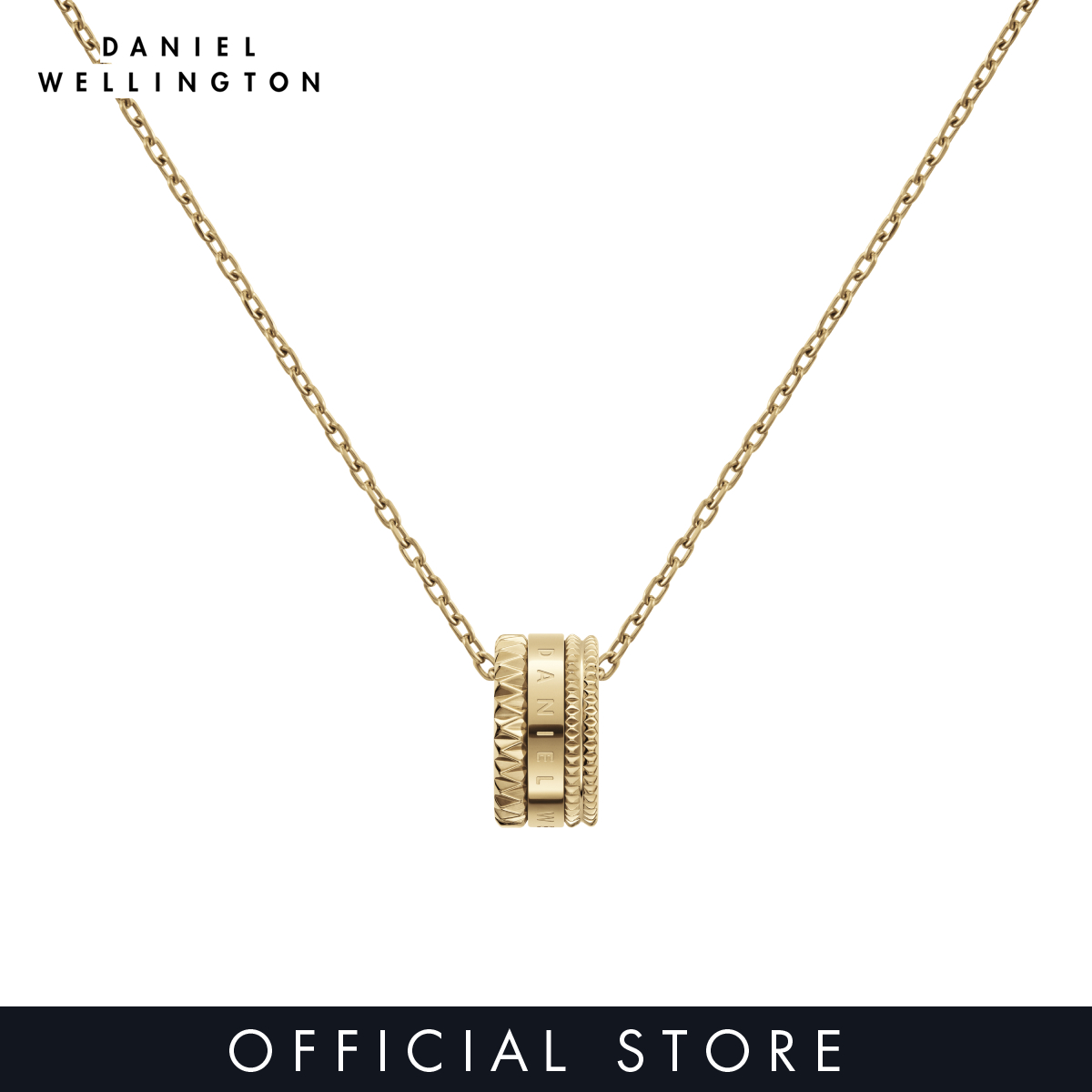 Daniel Wellington Elan Lumine Necklace Rose Gold - Necklace for