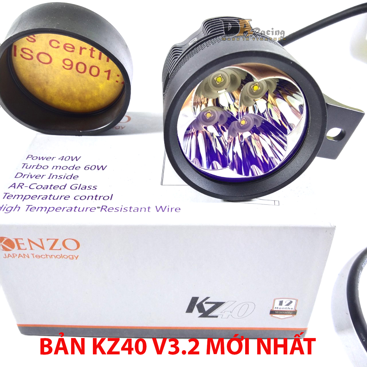 Trợ sáng kenzo kz40 v3.2 chính hãng mới nhất 2022 -tặng len