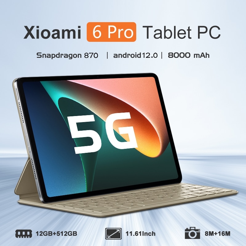 Mi Pad 6 Pro Tablet - 11.6 Inch 144Hz Display, 16Gb Ram 512Gb Rom