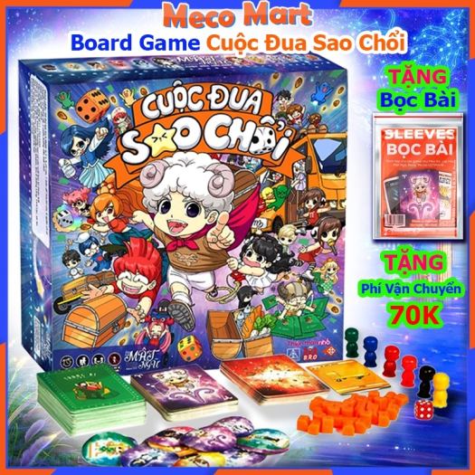 ✹❆ Bộ trò chơi Cuộc Đua Sao Chổi (CHÍNH HÃNG) Dòng Board Game Lớp Học Mật Ngữ 12 Cung Hoàng Đạo Đồ Chơi Trẻ Em MecoMart