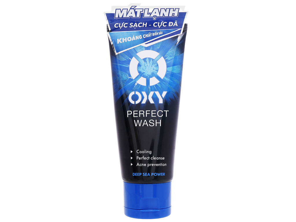 Kem rửa mặt oxy sạch nhờn mát lạnh 100g perfect wash