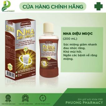 Nước súc miệng thảo dược NHA DIỆU NGỌC 200ml