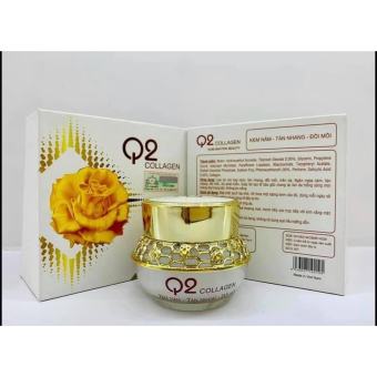 Kem Q2 Collagen vàng giảm nám tàn nhang đồi mồi