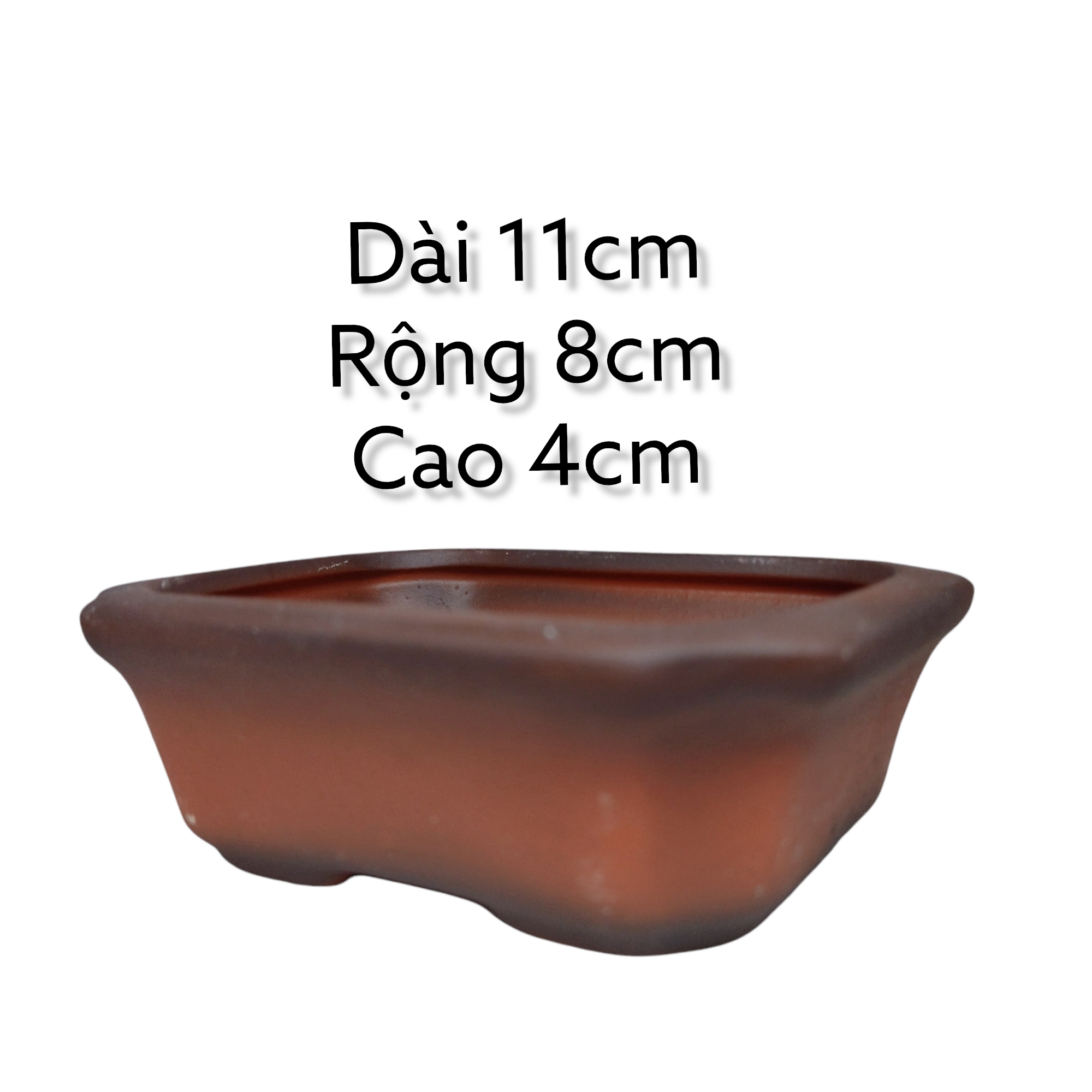 Chậu chữ nhật mini bộ 2 cái,chậu cây mini