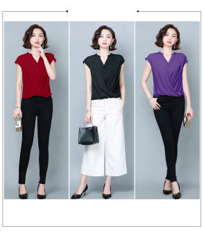 ÁO SƠ MI NỮ HÀN QUỐC CỔ TRỤ, TAY CỘC, CHẤT CỰC MÁT, PHONG CÁCH TRẺ TRUNG, CÁ TÍNH, THÍCH HỢP ĐI CHƠI, CÔNG SỞ