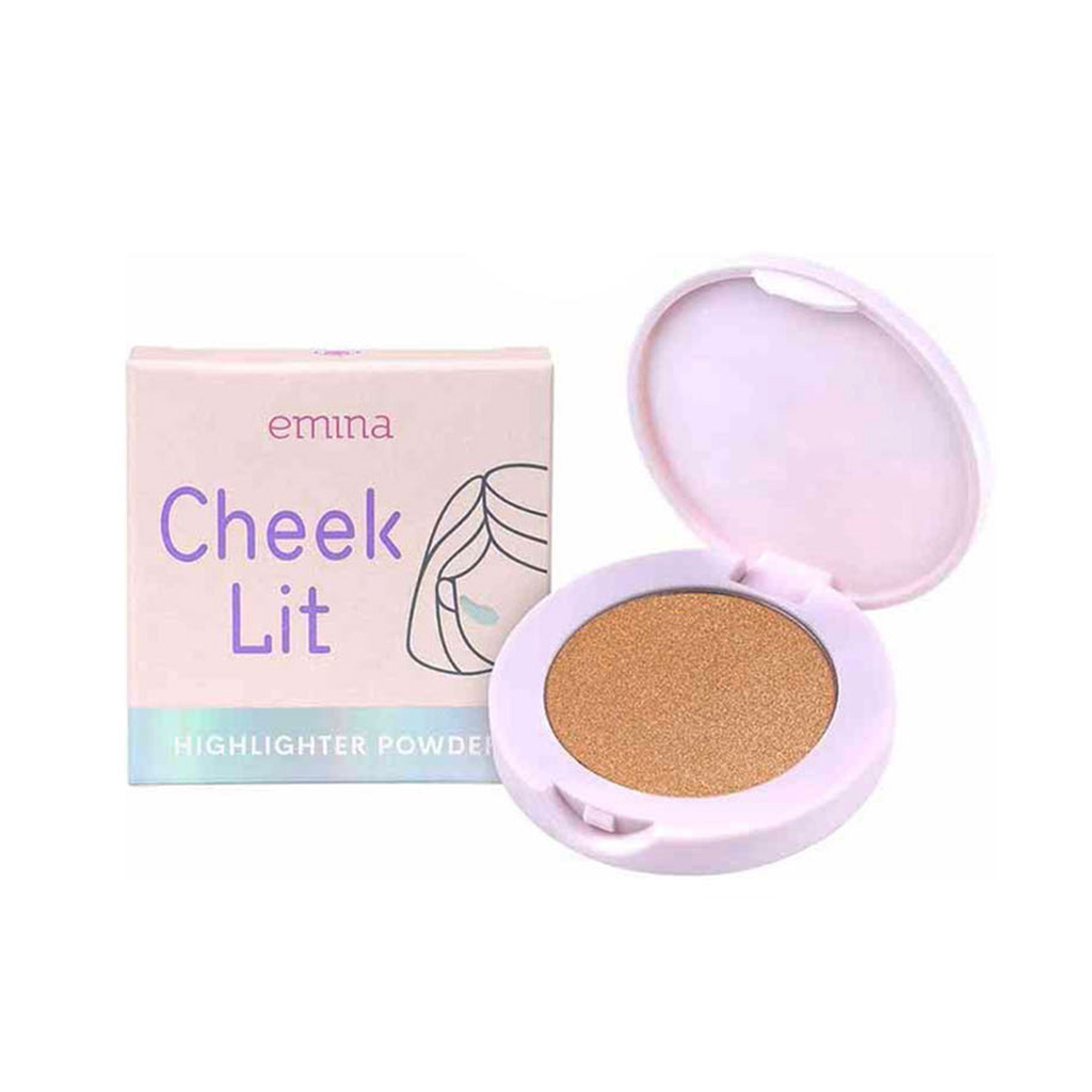 Emina Cheek Lit Highlighter Powder Nudesparkle 3.8 g