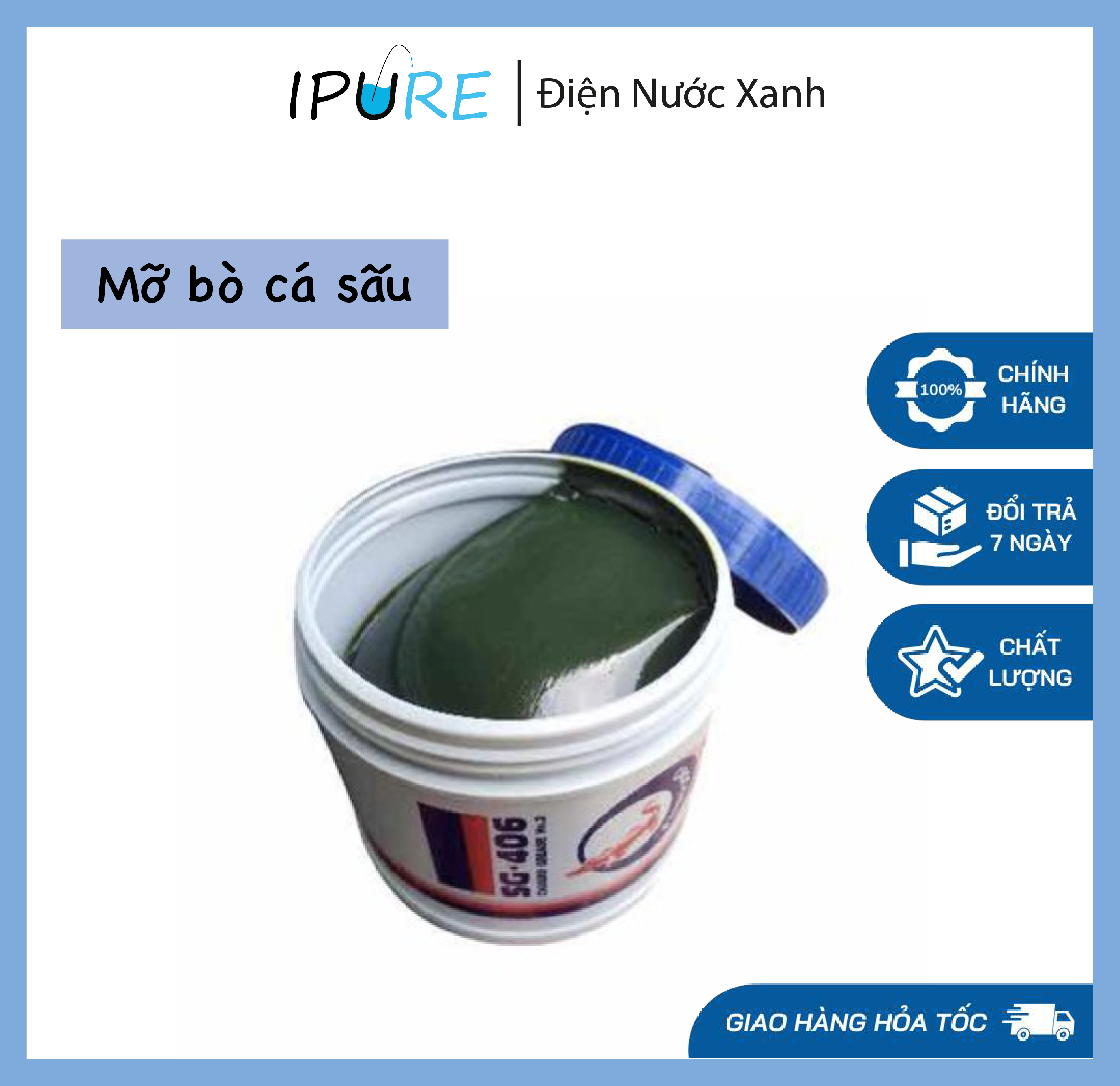 Mỡ bò bôi trơn hiệu cá sấu thái lan qd-606 - mỡ bò cá sấu sg-406 - dnx ipure