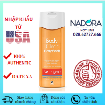 Sữa Tắm Mụn Lưng Neutrogena Body Clear Body Wash (250ml)