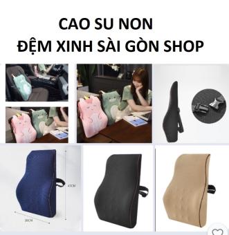 Gối Tựa Lưng CAO SU NON VỎ THÁO RỜI cỡ lớn hình thú dành cho bà bầu xe hơi văn phòng ĐX108