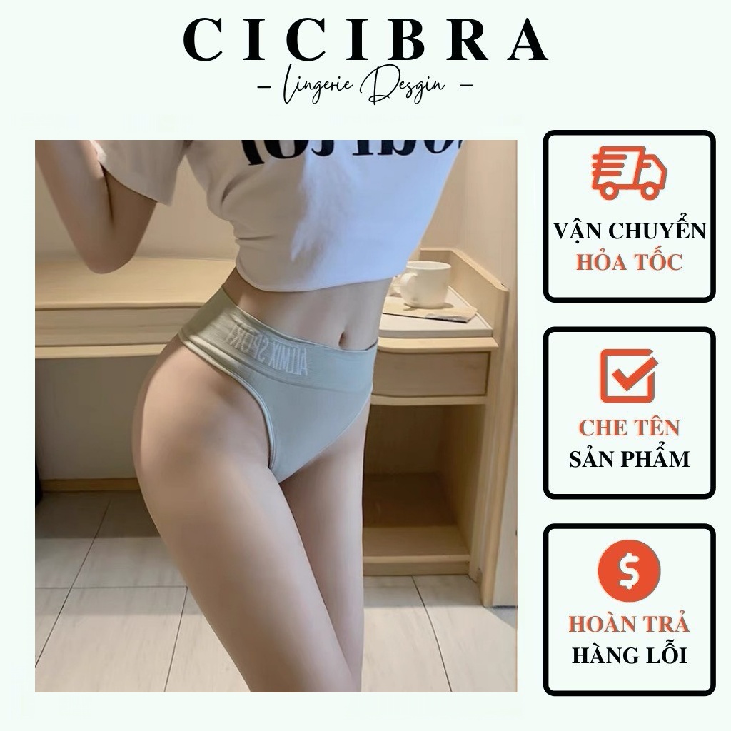 Quần lót lọt khe cotton mềm allmix sport cici bra - ql74