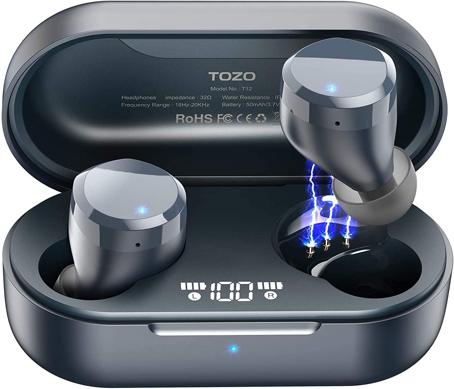 tozo t12 wireless earbuds bluetooth