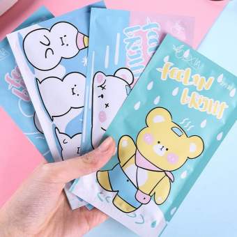 Set 2 Miếng Dán Pad Tản Nhiệt,Làm Mát Hạ Nhiệt Mùa Hè,Hoạt Hình Dễ Thương