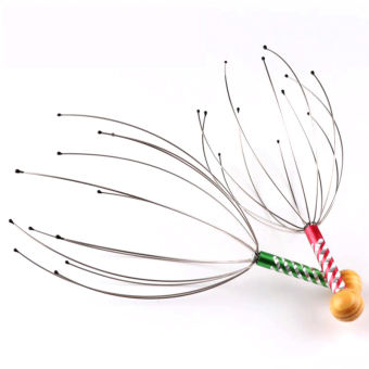 Cây gãi đầu - Dụng cụ massage đầu - Dụng cụ mát xa- dụng cụ massage - Cây massage đầu - Cây Massage Đầu Bạch Tuộc Giúp Thư Giãn Giảm Stress