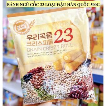Bánh Ngũ Cốc Phô Mai 23 Loại Hạt Đậu Hàn Quốc Gói 500G