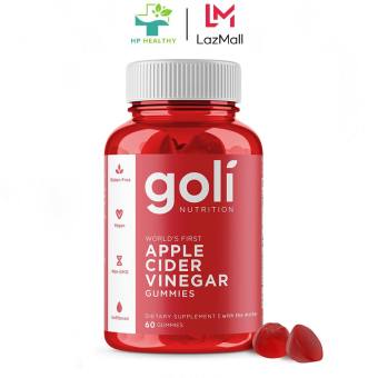 Kẹo Giảm Cân Dẻo Giấm Táo Goli Apple Cider Vinegar 60 Viên
