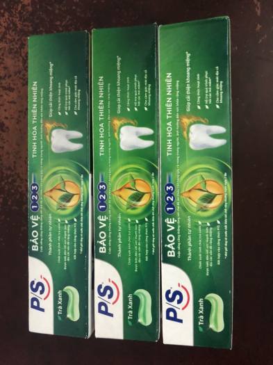 Compo 3 kem đánh răng Ps Trà xanh bảo vệ 123 30g/ tuýp