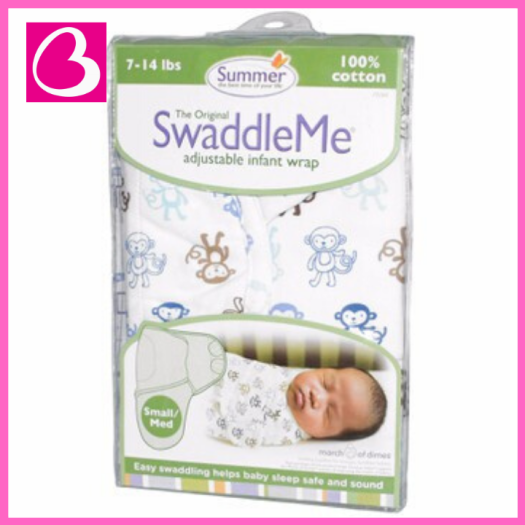 Khăn Quấn Bé Ủ kén Swaddle Me Summer Infant Giúp Bé Ngủ Ngon