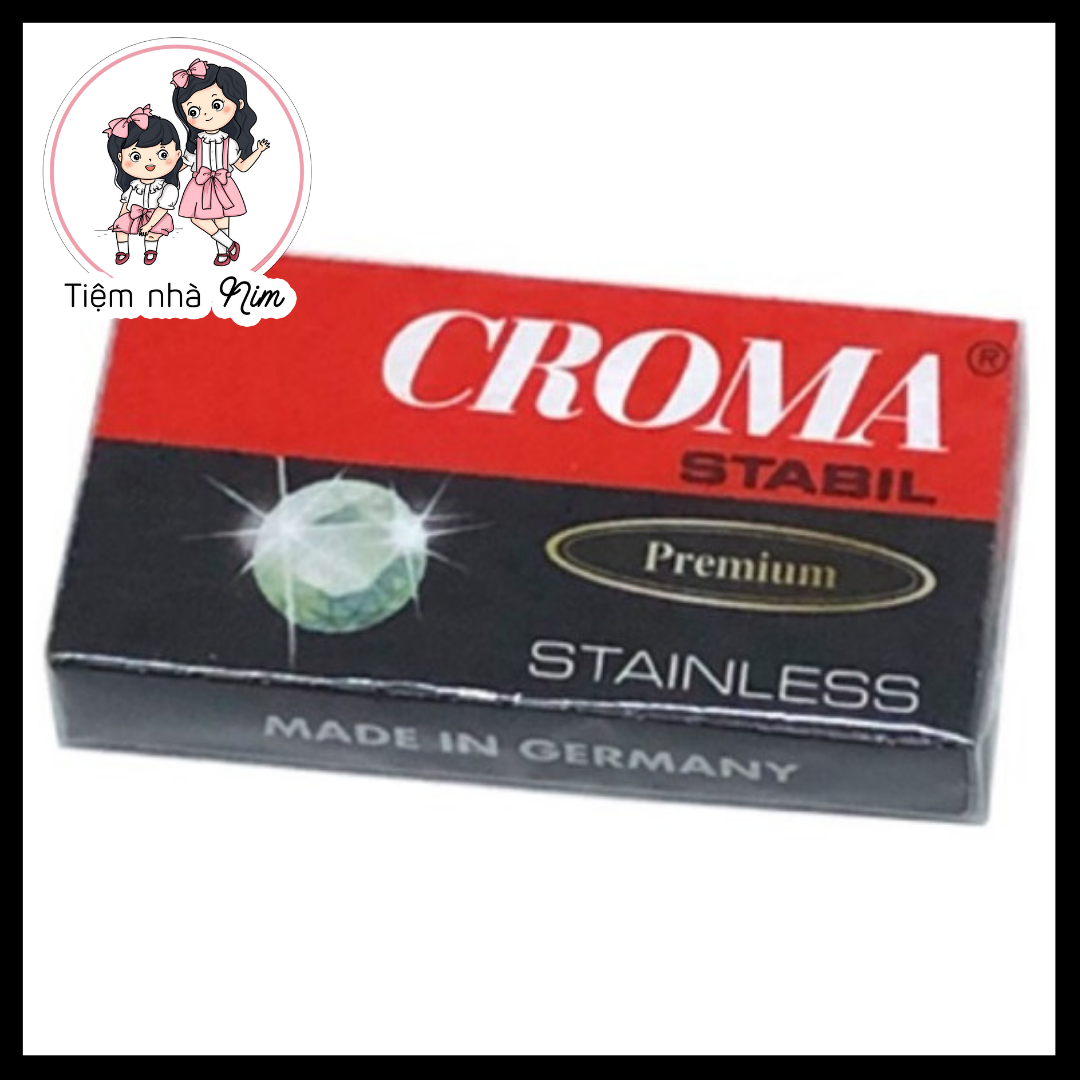 Hộp 10 Lưỡi Dao Cạo Râu Croma Đức-siêu sắc loại tốt