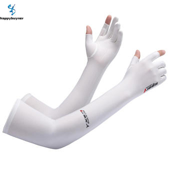 , Tay Áo Làm Mát In Chữ Mùa Hè Cho Nữ Với Ngón Tay Mở