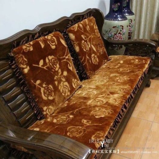 bộ thảm trải lót ghế gỗ