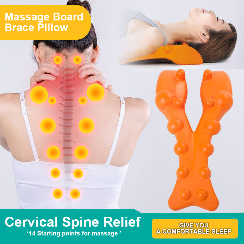 Tomor life bảng mát xa lưng thư giãn cột sống thẳng cột sống cột sống thắt lưng chính xác, gối nẹp