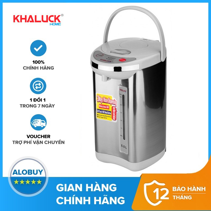( SALE LỚN ) bình đun nước Bình Thủy điện INOX Cao Cấp bình thủy điện KALUX KL-038 ( 3.8 LÍT ) chất liệu inox 304 không gỉ,Bình Đun Siêu Tốc siêu Tiết kiệm Điện Cho Mọi Gia Đình, phù hợp với người già trẻ nhỏ BH 12 tháng