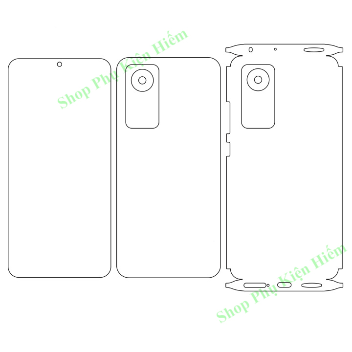 Dán dẻo ppf xiaomi 12 - xiaomi 12x - xiaomi 12s – tặng cường lực camera