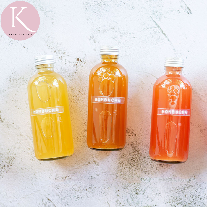 Trà lên men Kombucha nguyên chất - Chai 1000ml - Raw Kombucha - Kombucha Zone- 100% chất lượng đảm bảo