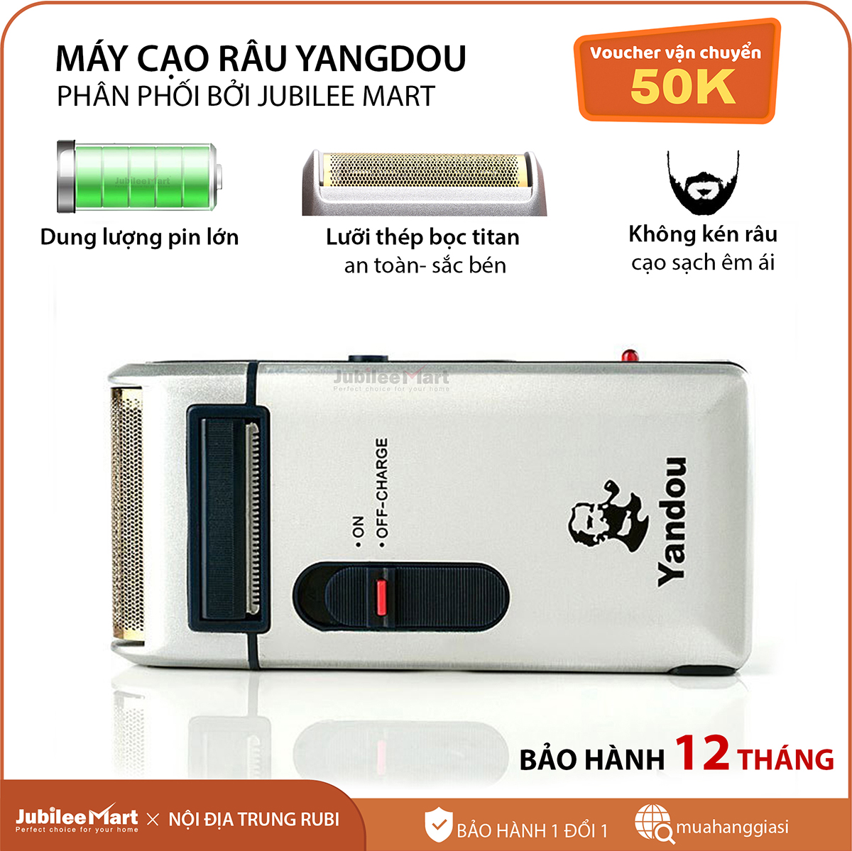 [GIAO HÀNG NHANH 24H] Máy Cạo Râu Yandou Giá Rẻ, Máy Cạo Râu Yandou CAO CẤP Lưỡi Dao Sắc Bén Kèm Bao Da Chổi Vệ Sinh - Máy Cạo Râu 2 Lưỡi Kép - Bộ Cạo Râu Dành Cho Nam Hot 2021, Máy Cạo Râu Khô - BẢO HÀNH 1 ĐỔI 1
