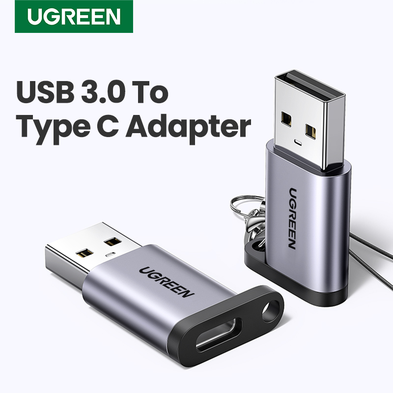 UGREEN Bộ chuyển đổi USB C USB A 3.0 Dương sang USB 3.1 Type C Đầu nối Type-c cho Samsung Huawei USB C Hub-Vỏ nhôm Model:50533