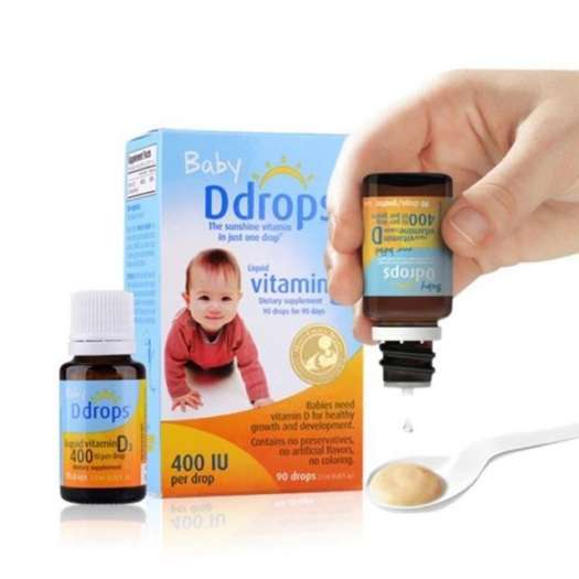 Thực phẩm bổ sung Vitamin D3 drops 400iu 90 giọt hàng Mỹ