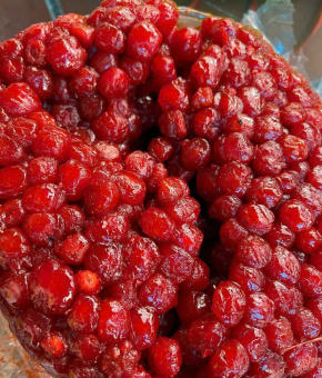 Mứt Chùm Ruột Sơ Ri Trái To Rim Đường 1KG - Date Mới