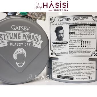 Wax Tạo Kiểu Tóc DKSH - GATSBY - Styling Pomade Classy Dry 75g