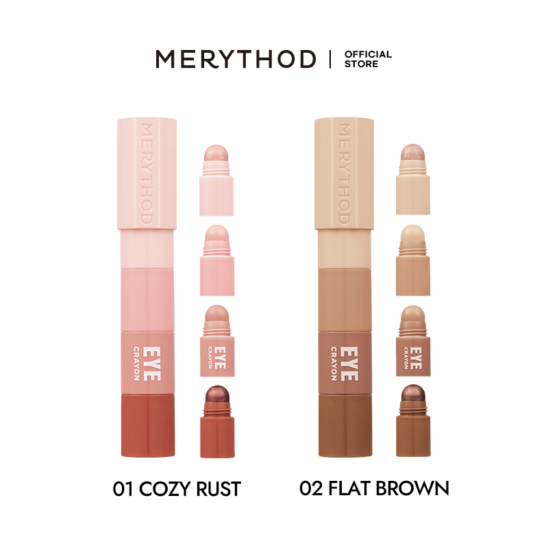 Gambar MERYTHOD Reel Edge Eye Crayon 4 Colors in 1 Crayon Makeup Eyeshadow Crayon Type Made in Korea