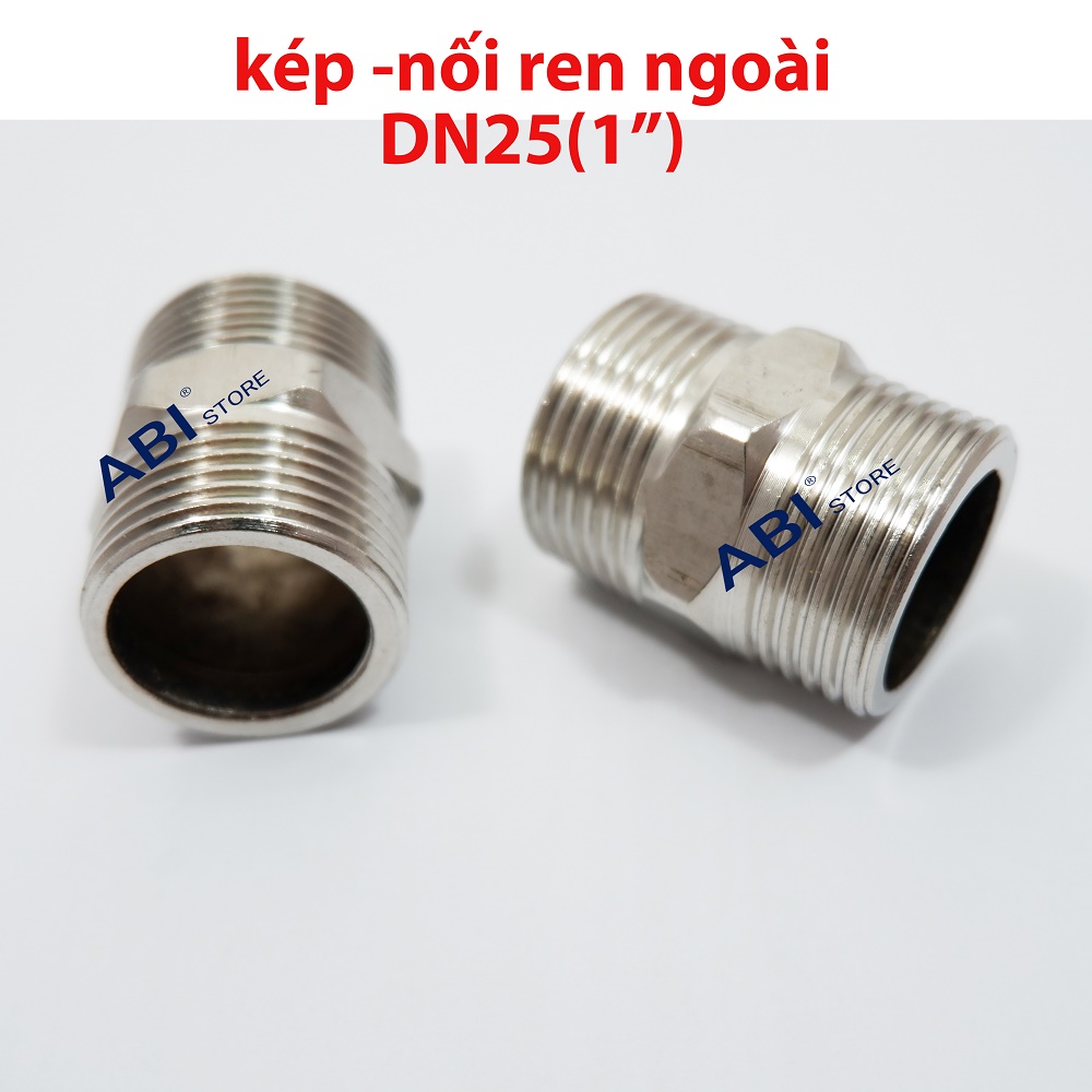 Kép dn25, nối 2 đầu ren ngoài bóng Hàng Đẹp Giá Rẻ