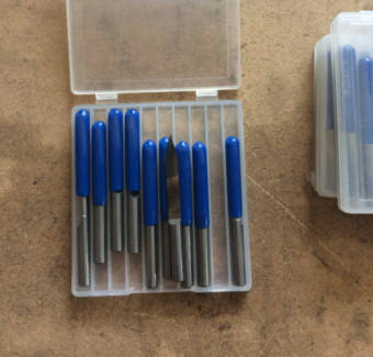 1 hộp 10 chiếc mũi phay PCB 3.175Mm 30 Độ 0.2MM Dao Phay CNC - ngành gỗ