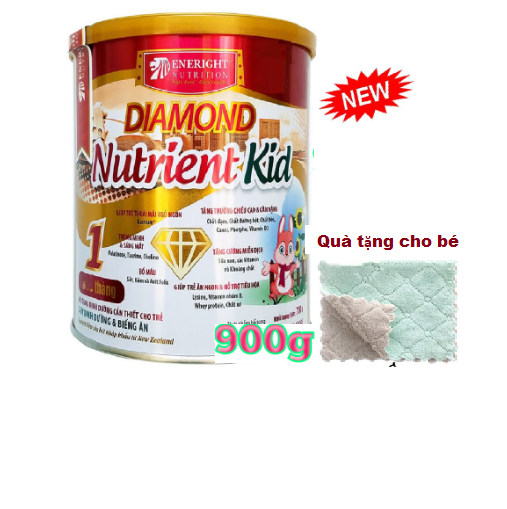 Sữa Diamond Nutrient Kid 1 loại 900g từ 12-36 tháng giúp bé tăng cân