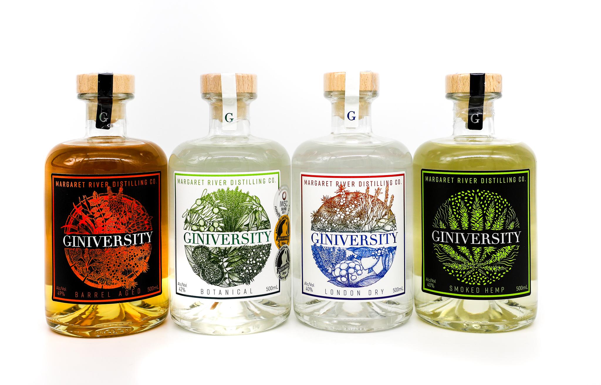 Margaret River Distilling Co Giniversity Barrel Aged Gin 500ml