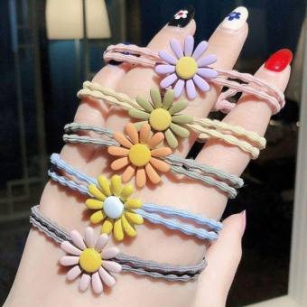 10 dây cột tóc hoa cúc