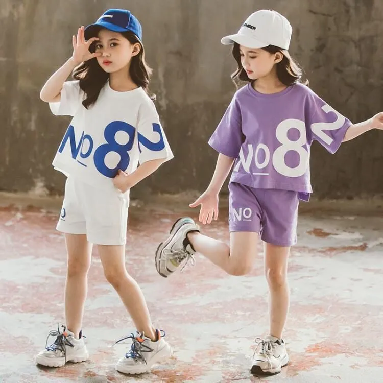 Bannis 2 chiếc thời trang trẻ em quần soóc hàn quốc chất lượng cao cho trẻ em quần áo thường ngày cho bé gái 3 đến 4 đến 5 đến 6 đến 7 đến 8 đến 9 đến 10 đến 11 đến 12 đến 13 đến 14 tuổi áo kiểu mới 2023 áo cánh t áo sơ mi cho thanh thiếu
