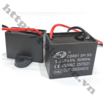TỤ QUẠT DÂY SENJU CBB61 450V 1UF - 5UF CHÍNH HÃNG
