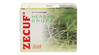 Kẹo ngậm Zecuf hỗ trợ giảm ho, đau rát họng hộp 20 viên