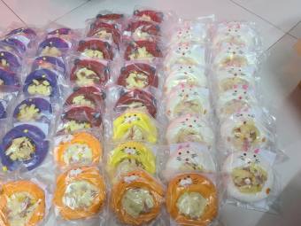 Bánh Pizza nhân xúc xích lạp xưởng phô mai - tạo hình đáng yêu