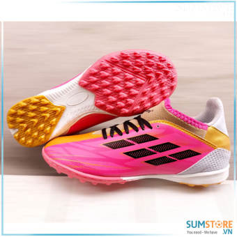 Giày Đá Banh Đẹp - Giày Winbro Xspee d cổ cao hồng may full đế