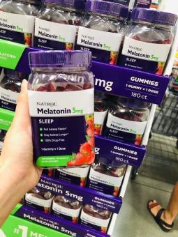 KẸO DẺO GIÚP NGỦ NGON NATROL GUMMIES MELATONIN 5MG 180 VIÊN CHÍNH HÃNG - 6795