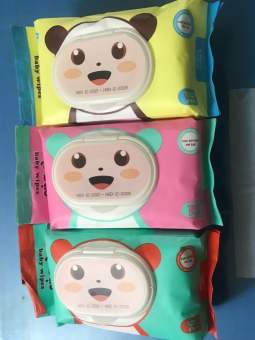 khăn/giấy ướt baby phú đạt hình gấu/120 tờ(500g)